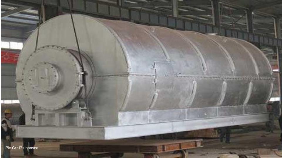 इन्डष्‍ट्रियल फ्युल प्यालेट बनाउनका लागि पाइरोलाइसिस उद्योग